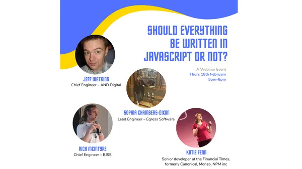 Should everything be written in JavaScript or not? 2